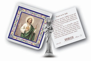 St. Jude Prayer and Picture Card with Statue 6-Pack