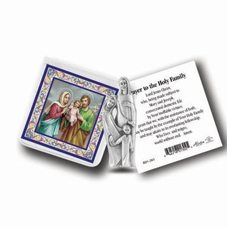 The Holy Family Prayer and Pict Card with Statue 6-Pack
