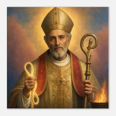 St. Leo of Catania - Devotional Canvas
