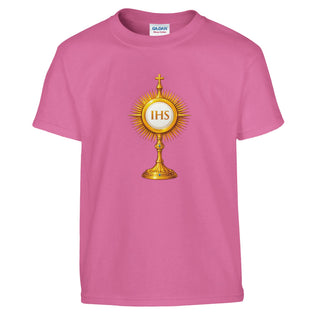 IHS Monstrance Eucharist Kids T-Shirt - view 8