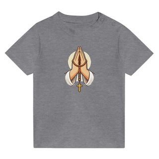 Praying Hands with Rosary Baby T-Shirt - view 5