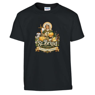 St. Brigid of Kildare Cheese Kids T-Shirt - view 5