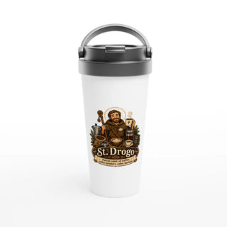 St. Drogo Patron of Coffee Travel Mug