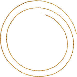 16-inch Baby Wheat Chain with Spring Ring - 14K Yellow Gold