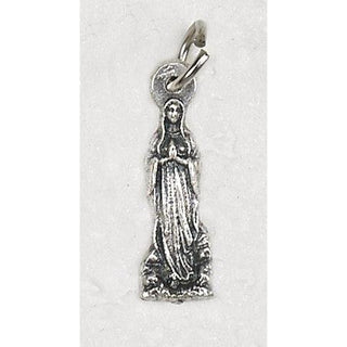 Bulk Our Lady of Lourdes Silhouette Medals