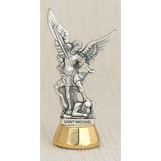 6-pack - St. Michael Adhesive 3 inch Mini Statue