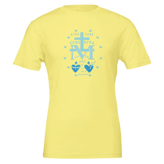 Miraculous Medal Aqua 'Ora Pro Nobis' T-Shirt