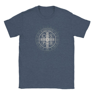 St. Benedict Medal Reverse Silver T-Shirt