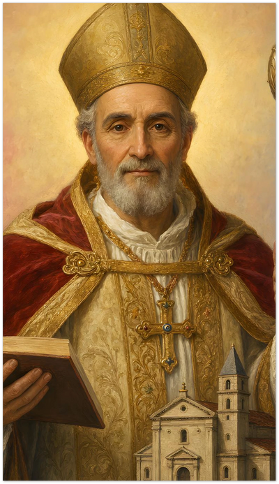 St. Barbatus of Benevento Holy Cards