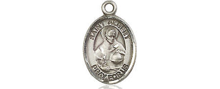 Pewter Saint Albert the Great Medal Engraved Catholic Saint Jewelry