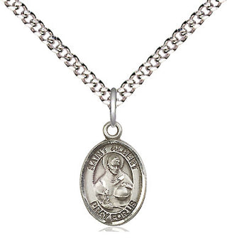 Pewter Saint Albert the Great Medal Religious and Catholic Jewelry Engraved Catholic Saint Jewelry