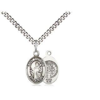Pewter Saint Benedict Medal Religious and Catholic Jewelry