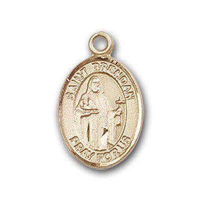 Gold-Filled St. Brendan the Navigator Pendant