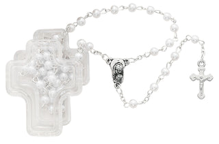 Bronze S.H I.H. Rosary, Boxed.