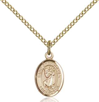 Gold-Filled St. Christopher Pendant