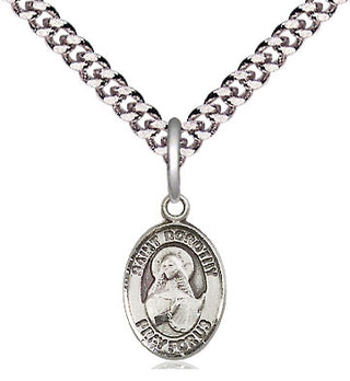 Pewter Saint Dorothy Medal Religious and Catholic Jewelry Engraved Catholic Saint Jewelry