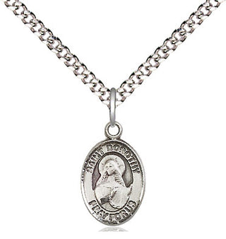 Pewter Saint Dorothy Medal Religious and Catholic Jewelry Engraved Catholic Saint Jewelry