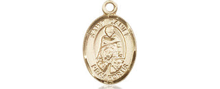14kt Gold Saint Daniel Medal Engraved Catholic Saint Jewelry