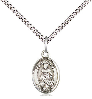 Pewter Saint Daniel Medal Religious and Catholic Jewelry Engraved Catholic Saint Jewelry