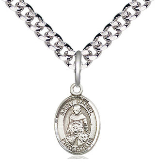 Pewter Saint Daniel Medal Religious and Catholic Jewelry Engraved Catholic Saint Jewelry