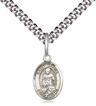 Pewter Saint Daniel Medal Religious and Catholic Jewelry Engraved Catholic Saint Jewelry