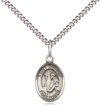 Pewter Saint Dominic de Guzman Medal Religious and Catholic Jewelry Engraved Catholic Saint Jewelry