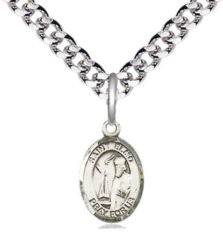 Pewter Saint Elmo Medal Religious and Catholic Jewelry Engraved Catholic Saint Jewelry