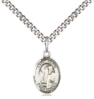Pewter Saint Elmo Medal Religious and Catholic Jewelry Engraved Catholic Saint Jewelry