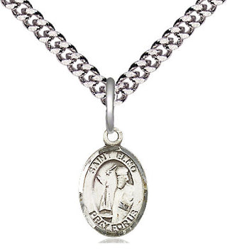 Pewter Saint Elmo Medal Religious and Catholic Jewelry Engraved Catholic Saint Jewelry