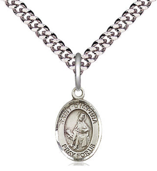 Pewter Saint Dymphna Medal Religious and Catholic Jewelry Engraved Catholic Saint Jewelry