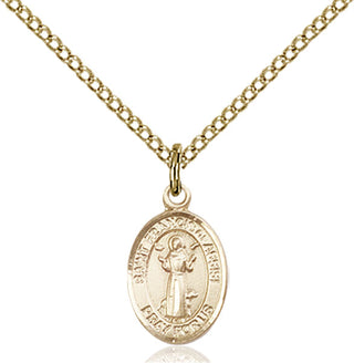 Gold-Filled Saint Francis of Assisi Pendant - SALE