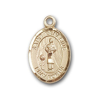 Gold-Filled Saint Genesius of Rome Pendant