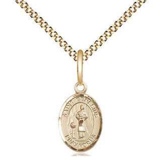 Gold-Filled Saint Catherine of Siena Pendant - SALE