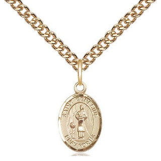 Gold-Filled Saint Catherine of Siena Pendant - SALE