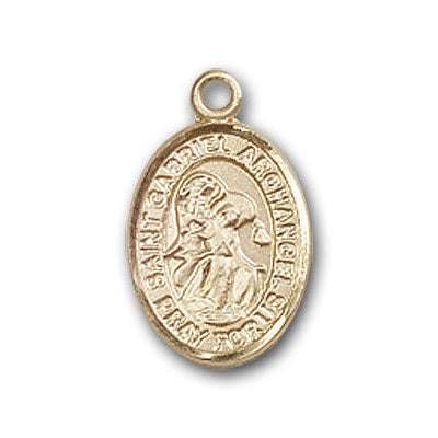 Gold-Filled St. Gabriel the Archangel Pendant