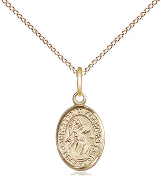 14kt Gold Saint Gabriel the Archangel Medal | Engravable