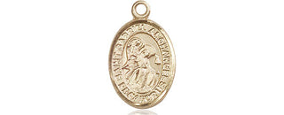 14kt Gold Saint Gabriel the Archangel Medal | Engravable