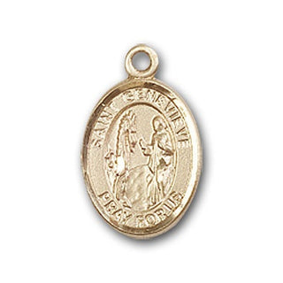 Gold-Filled Saint Genevieve Pendant