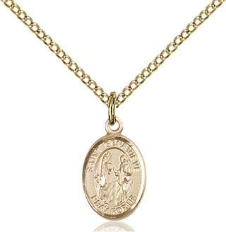 Gold-Filled St. Genevieve Pendant