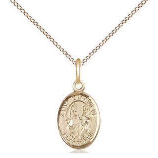 Gold-Filled Saint Genesius of Rome Pendant - SALE