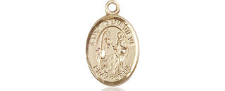 14kt Gold Filled Saint Genevieve Medal | Engravable