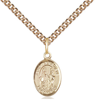 Gold-Filled Saint Genesius of Rome Pendant - SALE
