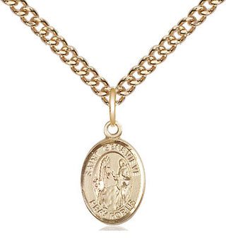 Gold-Filled Saint Genesius of Rome Pendant - SALE