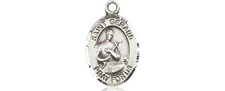 Pewter Saint Gerard Majella Medal Engraved Catholic Saint Jewelry