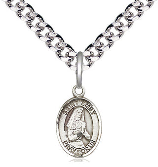 Pewter Saint Emily de Vialar Medal Religious and Catholic Jewelry Engraved Catholic Saint Jewelry