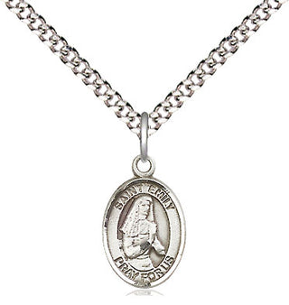 Pewter Saint Emily de Vialar Medal Religious and Catholic Jewelry Engraved Catholic Saint Jewelry