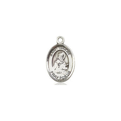Pewter St. Isidore of Seville Medal | Small | Engravable