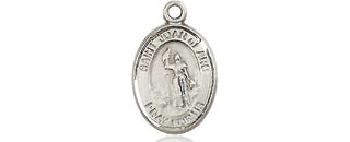 Pewter Saint Joan of Arc Medal Engraved Catholic Saint Jewelry