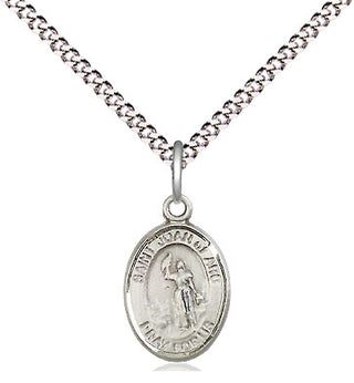 Pewter Saint Joan of Arc Medal Religious and Catholic Jewelry Engraved Catholic Saint Jewelry