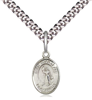 Pewter Saint Joan of Arc Medal Religious and Catholic Jewelry Engraved Catholic Saint Jewelry